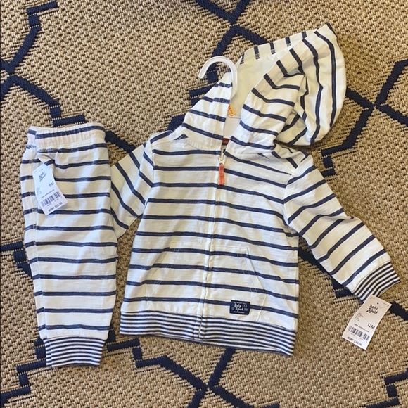 Baby B’gosh Stripe Jogger Set - Picture 1 of 3